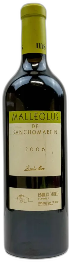 photo du vin Bodegas Emilio Moro ‘Malleolus de Sanchomartin’ Ribera Del Duero 2006