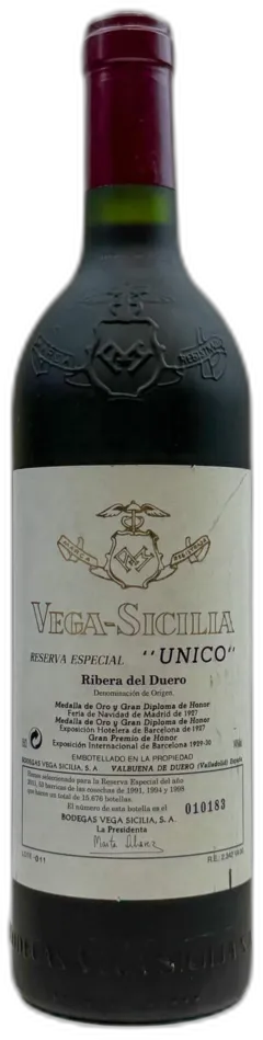 photo du vin Ribera Del Duero Vega Sicilia Unico Reserva Especial Famille Alvarez
