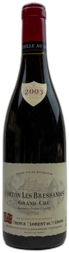 photos du vin Prince Florent de Mérode Corton les Bressandes Grand Cru 2003