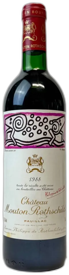 photo du vin Château Mouton Rothschild 1988