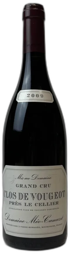 photo du vin Meo-Camuzet Clos de Vougeot Près le Cellier Grand Cru 2009