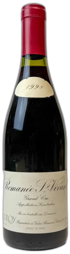 illustration du vin Domaine Leroy Romanée Saint Vivant Grand Cru 1998