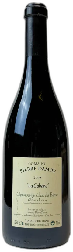 photo du vin Domaine Pierre Damoy Chambertin Clos de Bèze Grand Cru “la Cabane” 2008