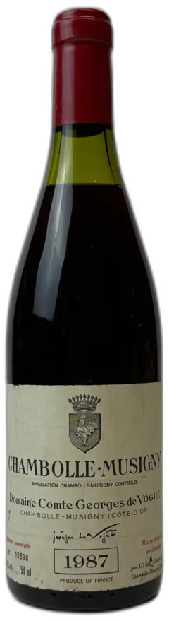 photo du vin Domaine Comte Georges de Vogüé Chambolle-Musigny 1987
