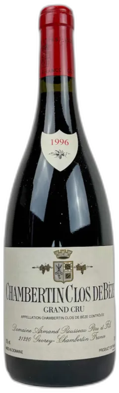 vue du vin Domaine Armand Rousseau Chambertin Clos-de-Bèze Grand Cru 1996