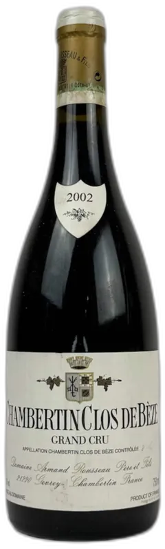 vue du vin Domaine Armand Rousseau Chambertin Clos-de-Bèze Grand Cru 2002