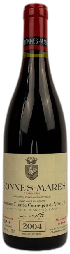 aperçu du vin Domaine Comte Georges de Vogüé Bonnes-Mares Grand Cru 2004