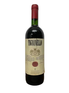 photo du vin Marchesi Antinori Tignanello Toscana Igt 1993