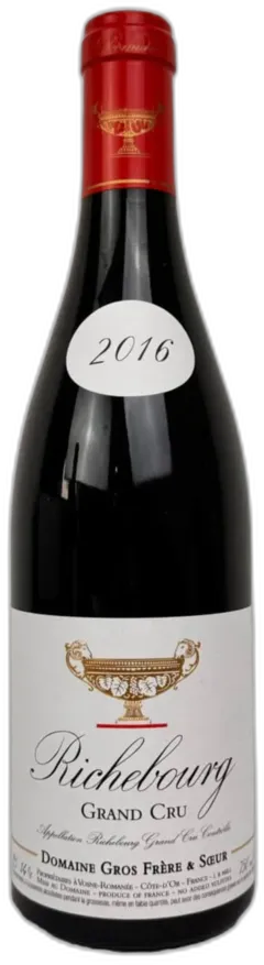 image du vin Domaine Gros Frère et Soeur Richebourg Grand Cru 2016