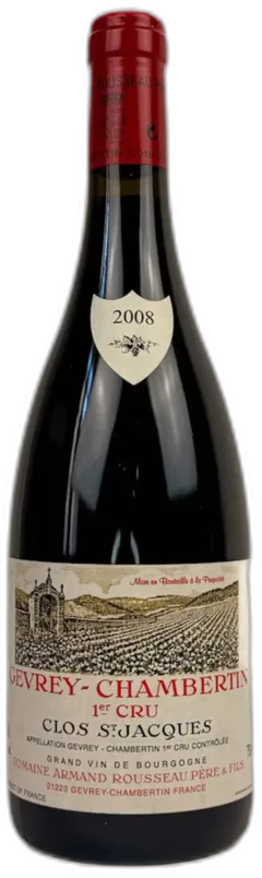 photo du vin Domaine Armand Rousseau Père et Fils Clos Saint-Jacques Gevrey-Chambertin Premier Cru 2008