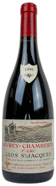 photo du vin Clos Saint-Jacques Gevrey-Chambertin Premier Cru 1999