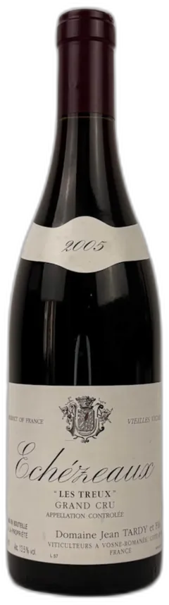 capture du vin Domaine Jean Tardy et Fils Echezeaux les Treux Vieilles Vignes Grand Cru 2005