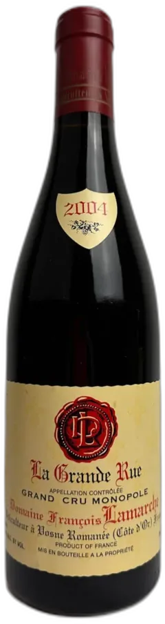 photo du vin Domaine Lamarche la Grande Rue Grand Cru 2004