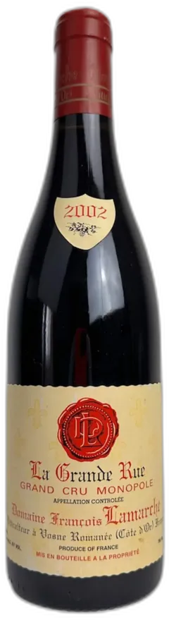 photos du vin Domaine Lamarche la Grande Rue Grand Cru Monopole 2002
