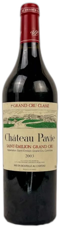 image du vin Château Pavie Saint-Émilion Grand Cru 2003