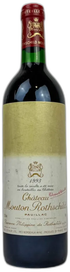 aperçu du vin Château Mouton Rothschild 1993 Lot