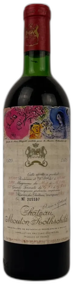 image du vin Château Mouton Rothschild 1970