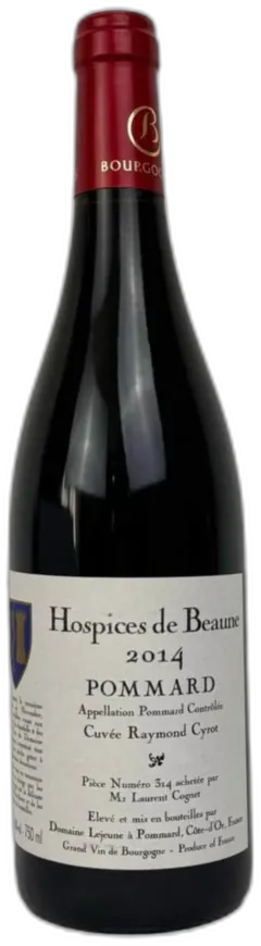 image du vin Pommard “Cuvée Raymond Cyrot” 2014