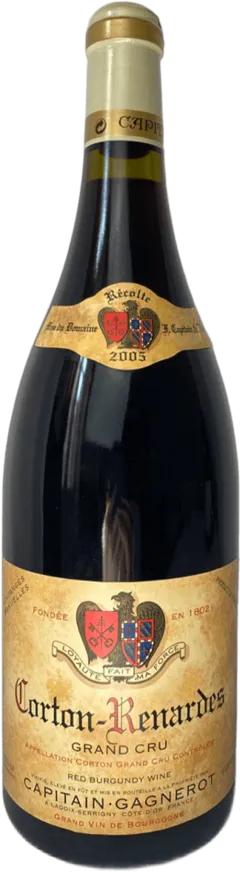 image du vin Corton Renardes Grand Cru 2005