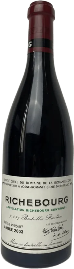 illustration du vin Domaine de la Romanée-Conti Richebourg Grand Cru 2003