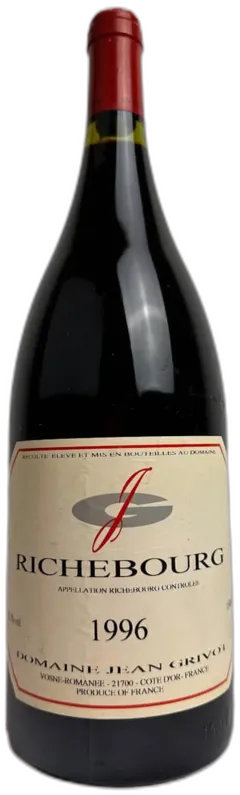 image du vin Domaine Jean Grivot Richebourg Grand Cru 1996