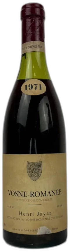photo du vin Henri Jayer Vosne-Romanée 1971