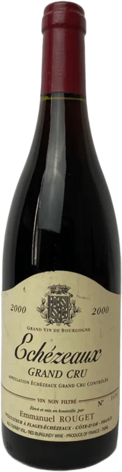 photo du vin Emmanuel Rouget Echezeaux Grand Cru 2000