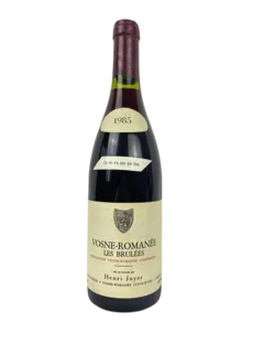 image du vin Henry Jayer les Brulees Vosne-Romanée 1985