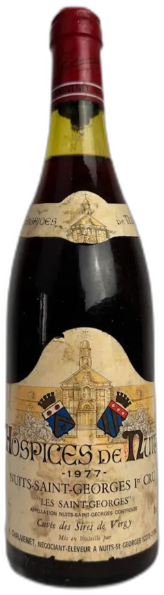 photo du vin Hospices de Nuits les Saint-Georges 1er Cru Cuvée des Sires de Vergy 1977
