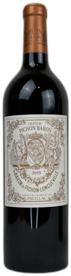 photo du vin Château Pichon-Longueville au Baron de Pichon-Longueville 2015
