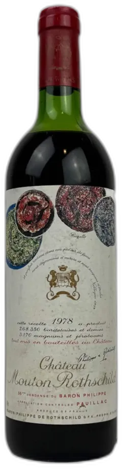 photo du vin Château Mouton Rothschild 1978