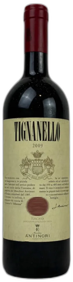 image du vin Marchesi Antinori Tignanello Toscana Igt 2009