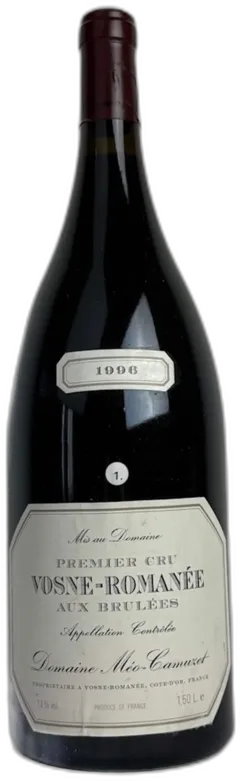 photo du vin Meo-Camuzet Aux Brûlées Vosne-Romanée Premier Cru 1996