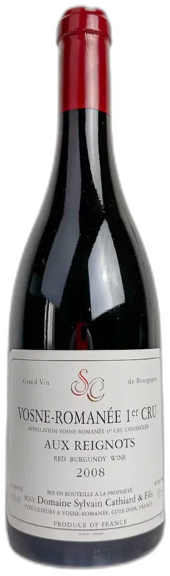 photos du vin Sylvain Cathiard Aux Reignots Vosne-Romanée Premier Cru 2008