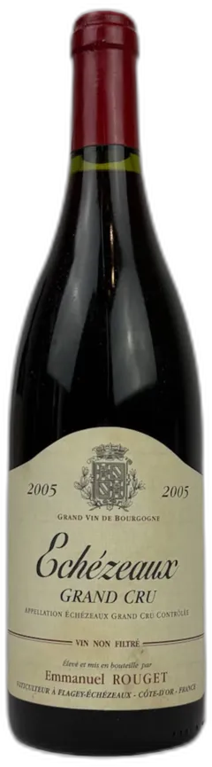 capture du vin Emmanuel Rouget Echezeaux Grand Cru 2005