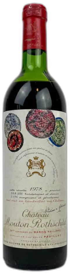 photo du vin Château Mouton Rothschild 1978