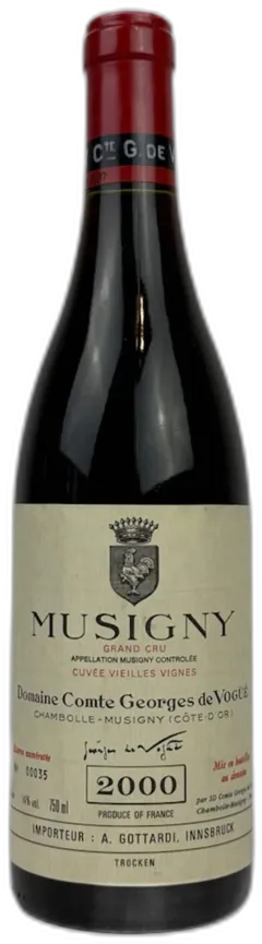 photo du vin Musigny Vieilles Vignes