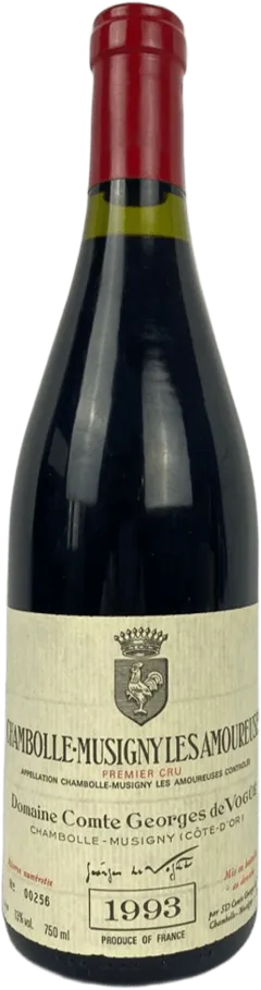 photo du vin Domaine Comte Georges de Vogue Chambolle-Musigny les Amoureuses 1er Cru 1993