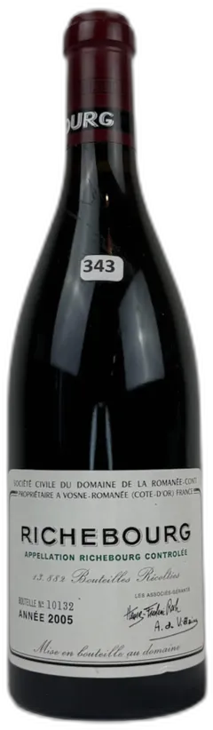 photo du vin Domaine de la Romanee-Conti Richebourg Grand Cru 2005
