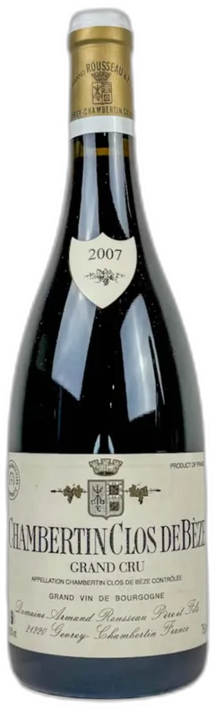 image du vin Domaine Armand Rousseau Chambertin Clos-de-Bèze Grand Cru 2007