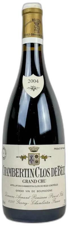 illustration du vin Domaine Armand Rousseau Chambertin Clos-de-Bèze Grand Cru 2004