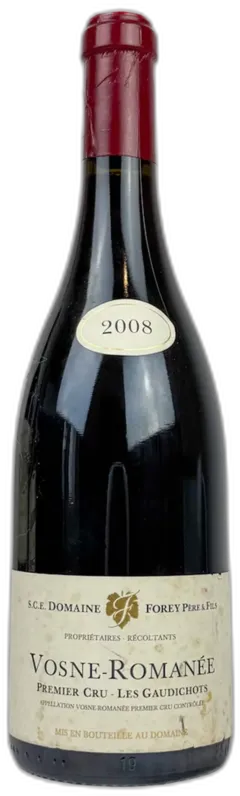 photo du vin Domaine Forey Pere et Fils Vosne Romanee 1er Cru les Gaudichots 2008