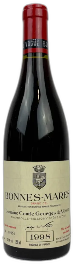 photos du vin Domaine Comte Georges de Vogüé Bonnes-Mares Grand Cru 1998