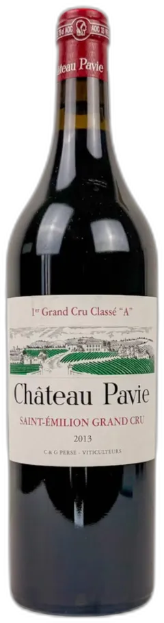 photo du vin Château Pavie Saint-Émilion Grand Cru 2013