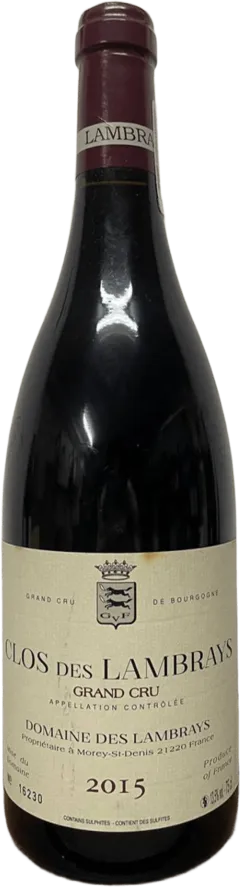photo du vin Domaine des Lambrays Clos des Lambrays Grand Cru 2015