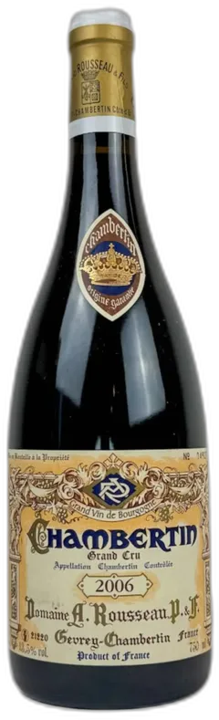 photos du vin Domaine Armand Rousseau Chambertin Grand Cru 2006