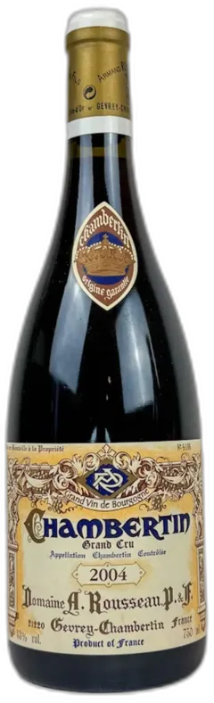 image du vin Domaine Armand Rousseau Chambertin Grand Cru 2004