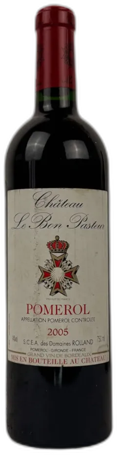 capture du vin Château le Bon Pasteur Pomerol 2005