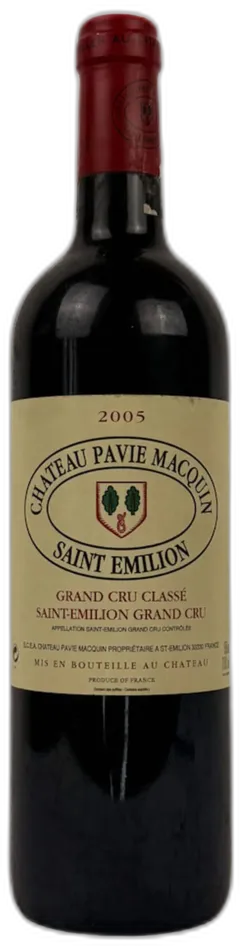 illustration du vin Chateau Pavie Macquin 2005