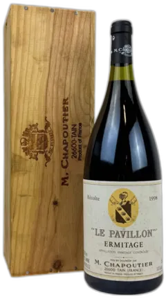 capture du vin Ermitage le Pavillon m Chapoutier 1998